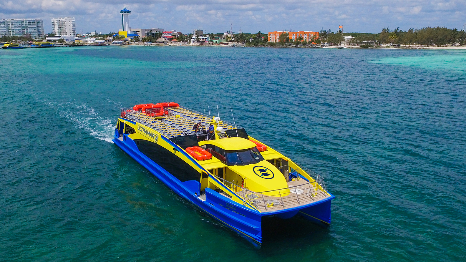 Private transportation from Cancun Hotel Zone to Puerto Juarez Ferry Ultramar