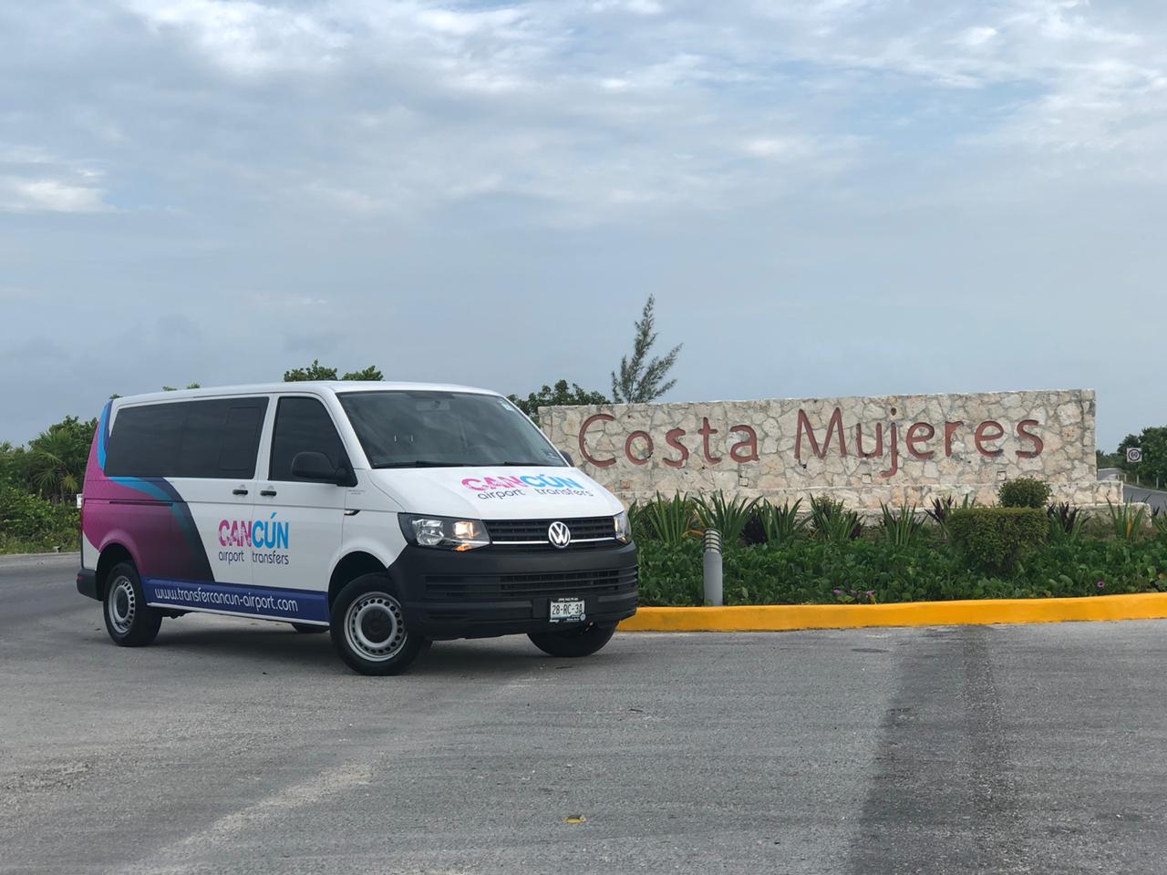 Private transportation from Puerto Juarez to Costa Mujeres resorts