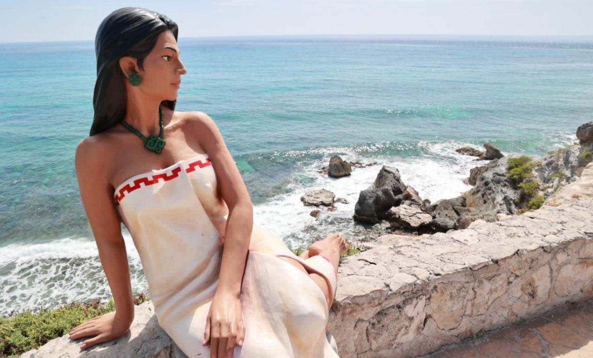 Punta Sur Isla Mujeres cliffs and Mayan ruins