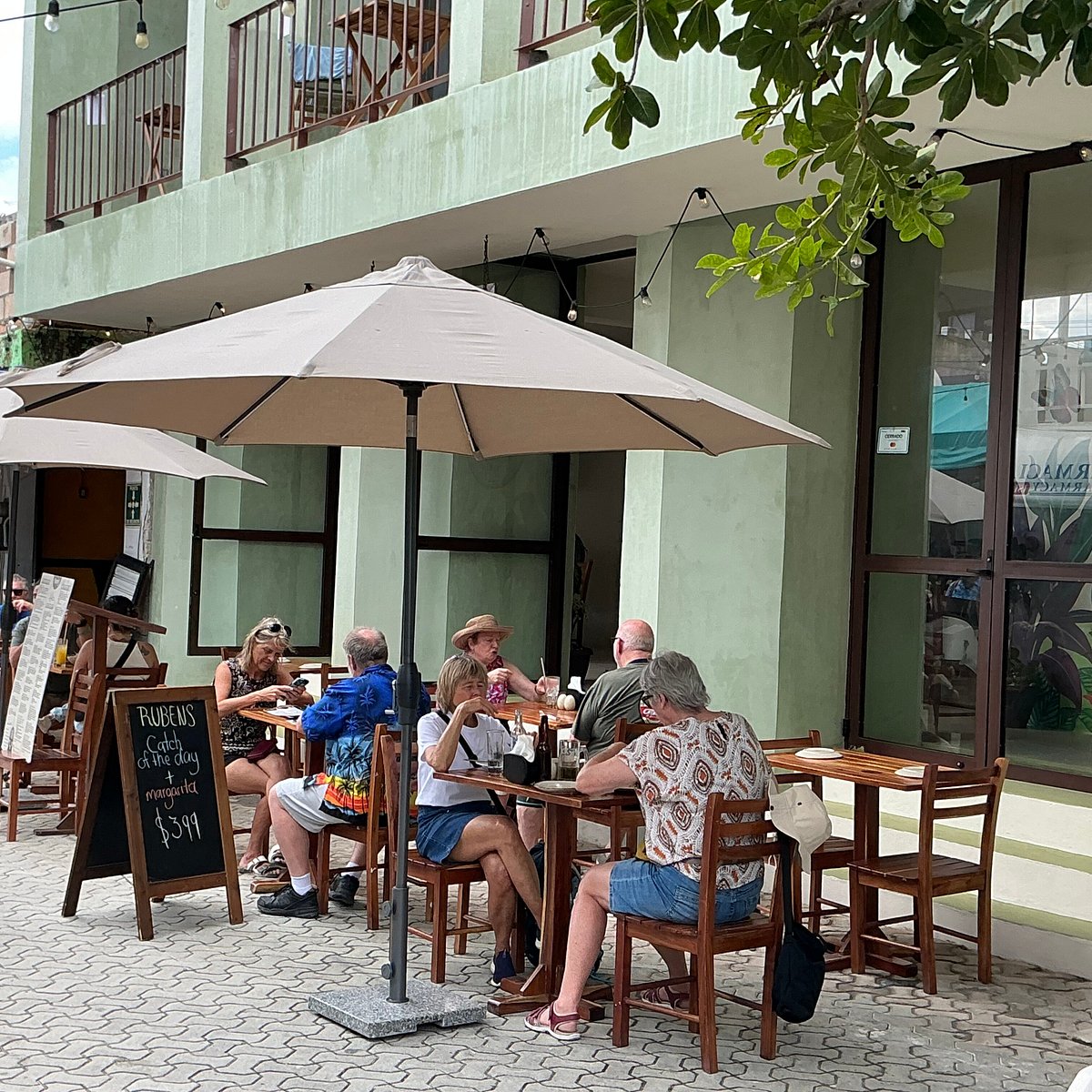 Rubens Restaurant Isla Mujeres traditional Mexican food - popular local dining spot